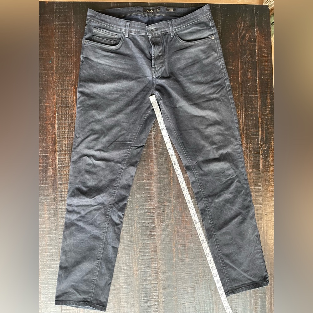 Massimo Dutti Dark Blue Slim Jeans